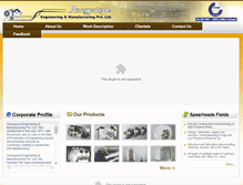 Tablet Screenshot of annapurnaengineering.com